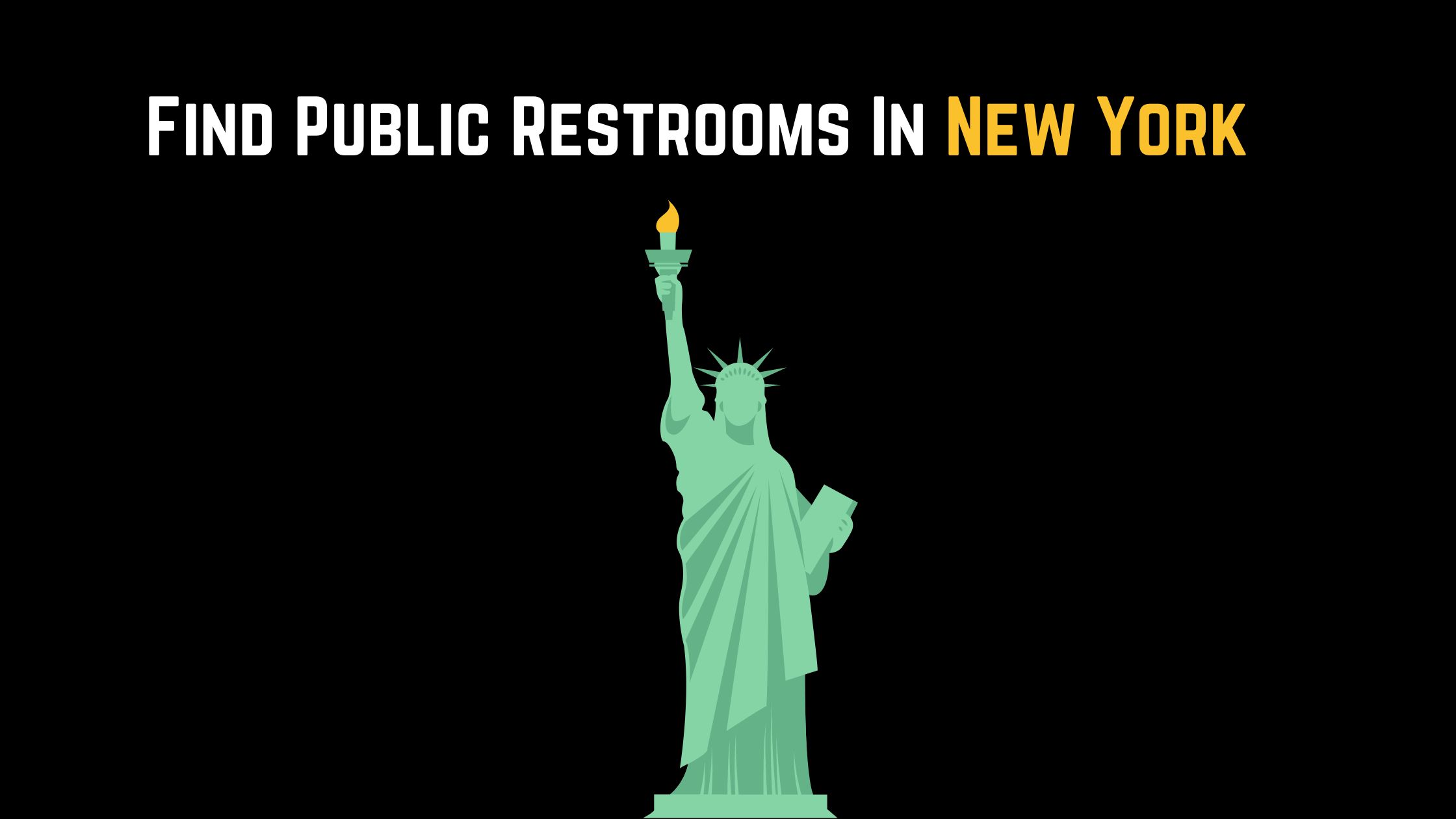 Public Restrooms In New York With Map
